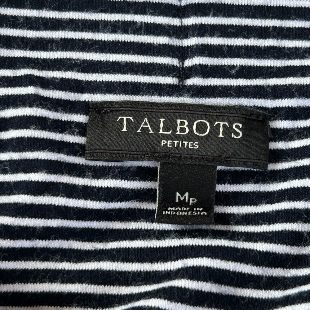 Talbots skirt. Size MP. Black and white. A-line. Midi length. - Picture 3 of 7